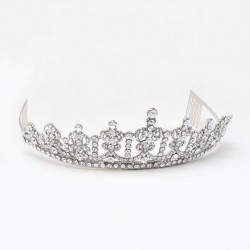 Molly & Rose Crystal Crown Style Tiara