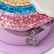 Molly & Rose Glitter Rainbow Bag with Long Strap