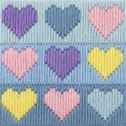 Anchor 1st Kit Long  Stitch - Hearts