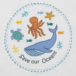 Anchor 1st Kit Freestyle Embroidery  - Save our Seas