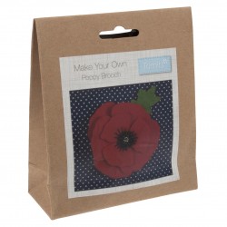 Trimit Make Your Own Poppy Brooch Kit