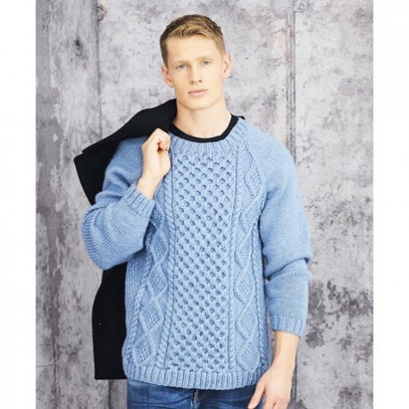 Stylecraft Special Aran with Wool Mens Pattern 9659