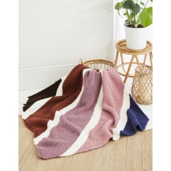 Hayfield Super Chunky Blanket Pattern 10619