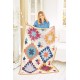 Stylecraft Harvest Blanket Recreate DK by Helen Boreham Crochet Pattern 9957