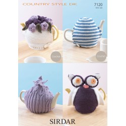 Sirdar Country Style DK Teapot Cover Pattern 7120
