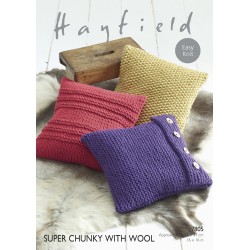 Hayfield Super Chunky Cushion Pattern 7805