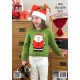 King Cole Childs Christmas Jumper Pattern 2805