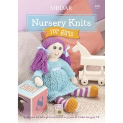 Sirdar Nursery Knits for Girls Pattern Book 486
