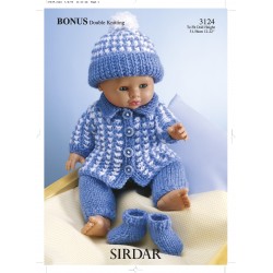 Sirdar Dolls Pattern 3124