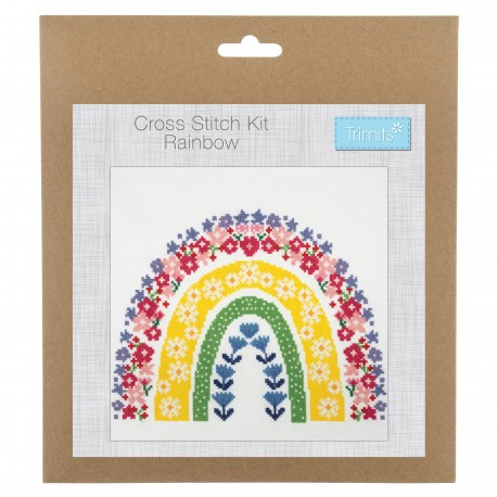 Trimits Cross Stitch Kit - Rainbow