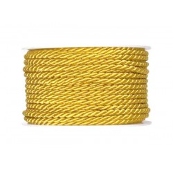 Twisted Rayon Cord 2mm - Gold