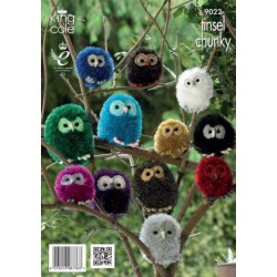 King Cole Tinsel Owl Pattern 9022