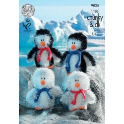 King Cole Tinsel penguin Pattern 9025