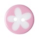 Light Pink Flower Button 13mm