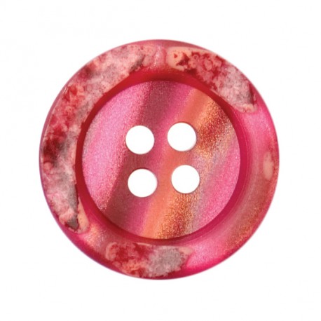 Mottled Dark Pink Buttons 18mm
