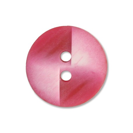 Windmill Button: 2-Hole 23mm Pink