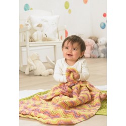 Wendy Baby Blankets DK Pattern 7016 