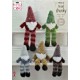 King Cole Tinsel Gnomes Pattern 9113