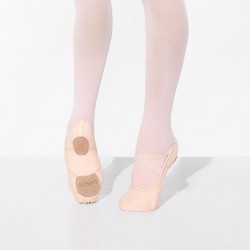 Capezio Hanami Canvas Split Sole Ballet Shoes Pink - to Size 5