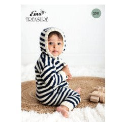 Emu Striped Baby/Toddler Onesie Knitting  Pattern 2011