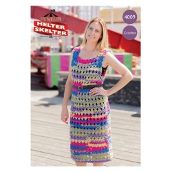 Emu Funfair Helter Skelter Ladies Sleeveless Crochet Dress Pattern 4009
