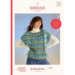 Sirdar Chunky  Sleeveless Top Slipover Pattern 10703