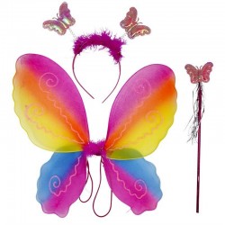 Butterfly Wings, Boppers & Wand Set
