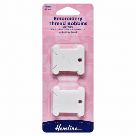 Embroidery Thread Bobbins: Plastic