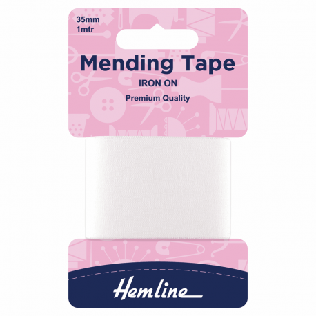 Iron On Mending Tape - White