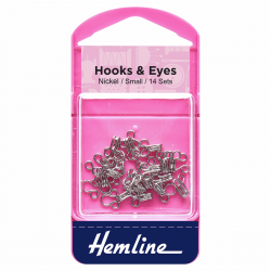Hook & Eye - Nickel - Size 1