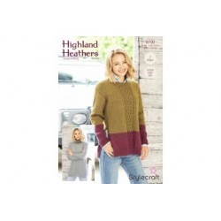Stylecraft Highland Heathers Jumper Tunics Pattern 9792