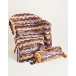 Sirdar Jewelspun Crochet Blanket & Cushion Pattern 10143