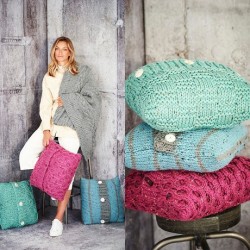 Stylecraft Special XL Super Chunky Blanket & Cushion Pattern 9811