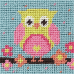 Anchor 1st Kit Needlepoint Tapestry - Owl