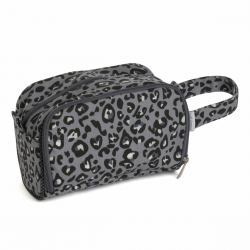 Crochet Hook Bag with side pocket - Leopard