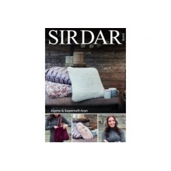 Sirdar Alpine & Aran Cushion & Accessories Pattern 8205