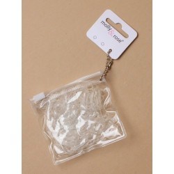 Molly & Rose 250 polyurethane bands in clear purse