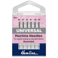 Hemline Sewing Machine Needles -Heavy Assorted