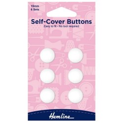 Self Cover Button 15mm