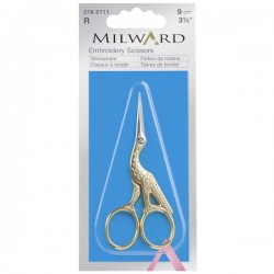 Milward Embroidery Scissors - Gold 9cm