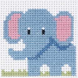 Cross Stitch Kit: 1st Kit: Elephant