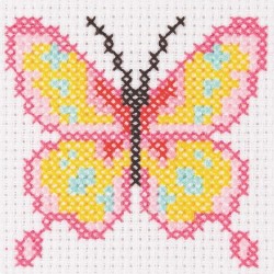 Cross Stitch Kit: 1st Kit: Butterfly