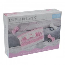 My First Knitting Kit: Clutch Bag & Hairbands