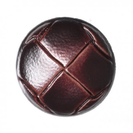 Imitation Leather Shank Button 15mm