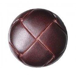 Imitation Leather Shank Button 23mm