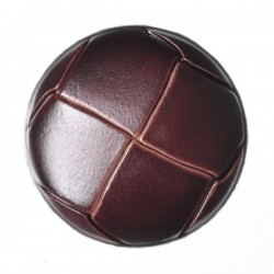 Imitation Leather Shank Button 28mm