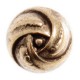 Metal Rose Swirl Button 18 lignes/11mm