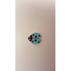 Ladybird Wooden Button