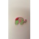 Elephant Wooden Button