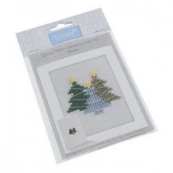 Cross Stitch Kit: Greeting Card: Trees